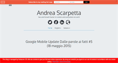 Desktop Screenshot of andreascarpetta.com