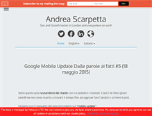 Tablet Screenshot of andreascarpetta.com